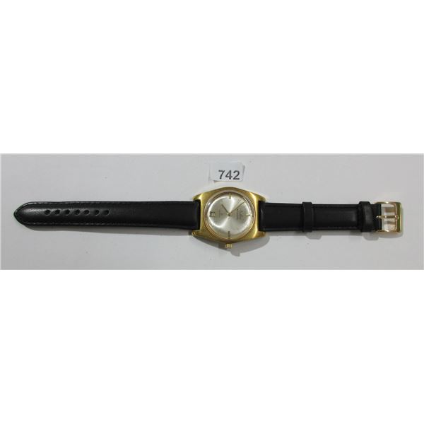 MENS BERTIMA STAR 25J AUTO DATE @ 6,  RUNS  35MM