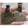 Image 3 : 2- VINTAGE POCKET WATCH FOBS, CATERPILLAR, P&H SERVICE