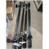 Image 1 : 4 metal bedframes, one missing the castors