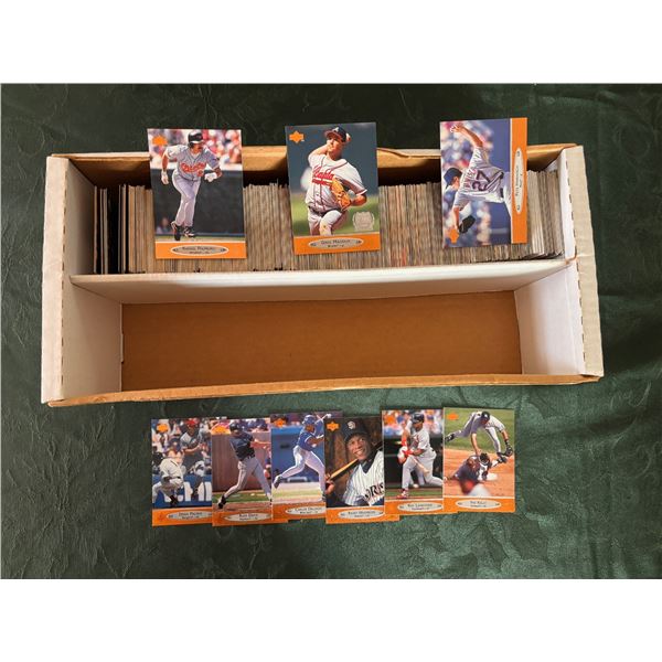 Box of Upper Deck Baseball Cards