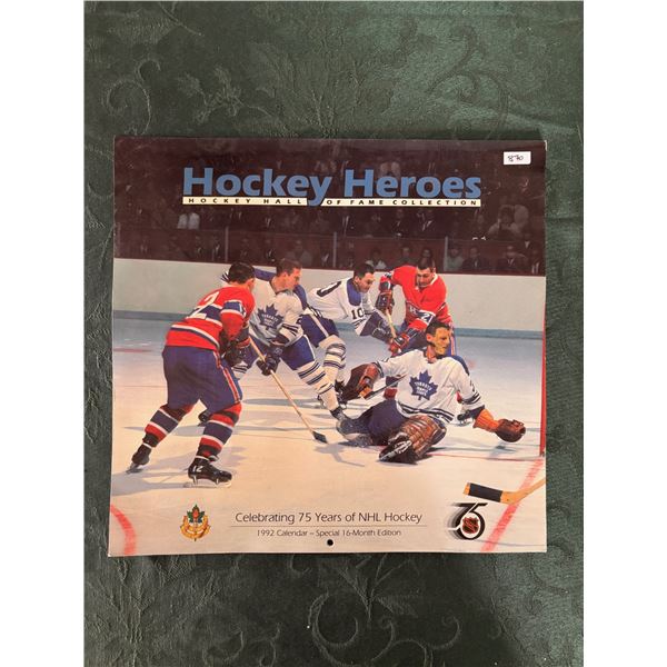 Vintage Hockey Heroes Calendar