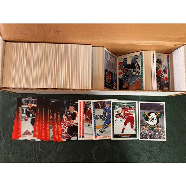 Box of Assorted Hockey Cards