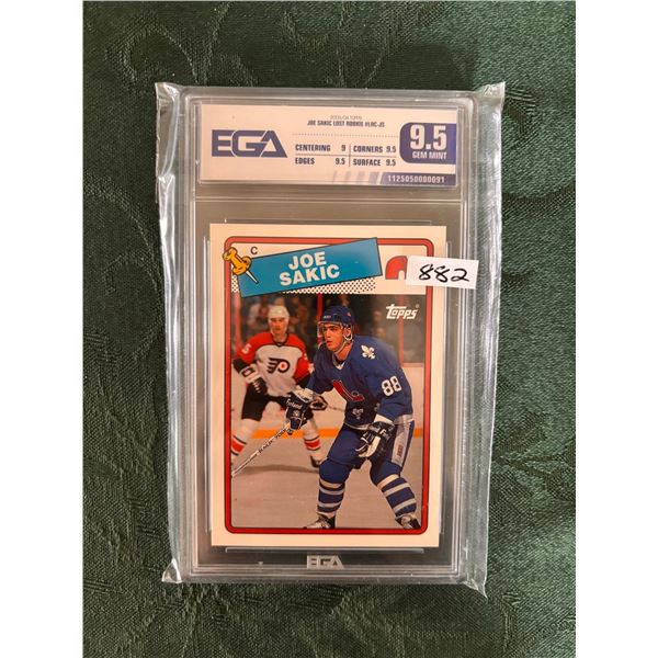 Joe Sakic - Topps Lost Rookie - Graded Gem Mint