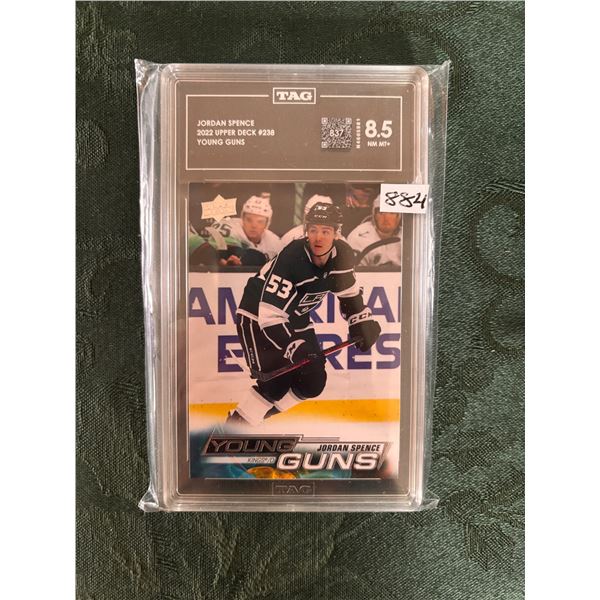 Jordan Spence - Rookie Card - Graded Near Mint / Mint +