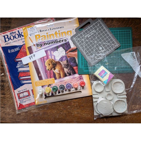 Paint by Number, Cutting Mats, Mushroom Silicone Mold, Polymer Clay