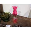 Image 4 : Green Lidded Dish, Key Décor, Glass Lamp