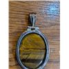Image 2 : Tiger Eye Pendant, 925 Stamp