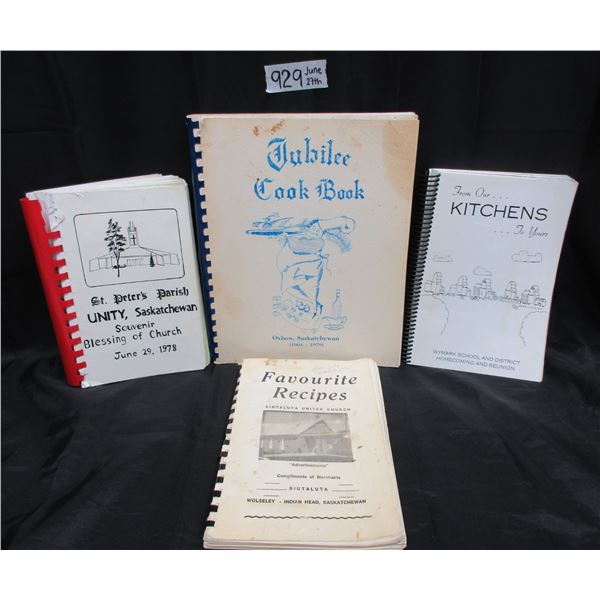 929-Wymark/Unity/Sintaluta/Oxbow cookbooks