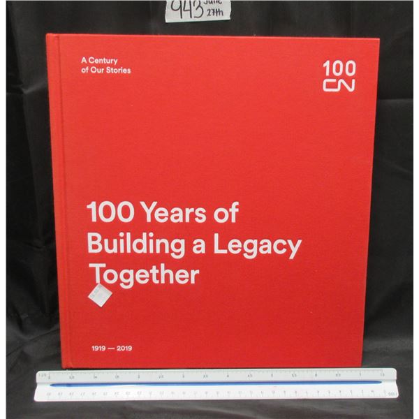 943-CN Rail 100 Years large hardcover book