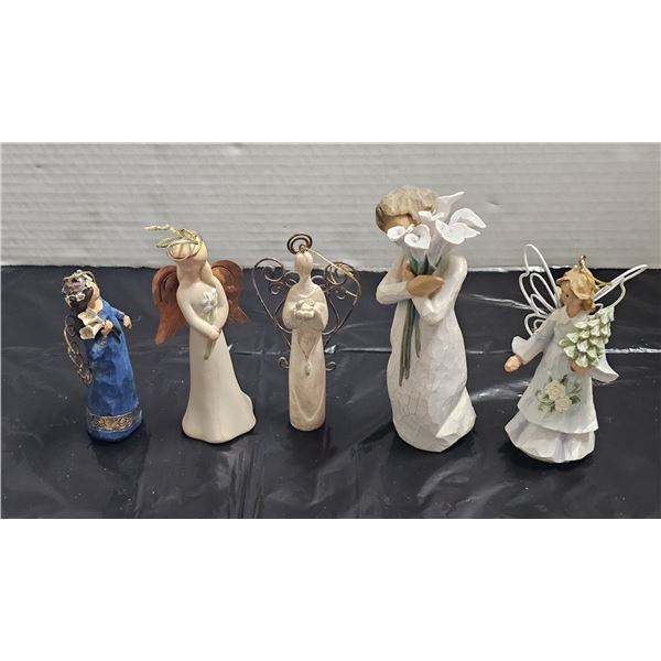 Angel Ornaments including Willow Tree “Beautiful Wishes”