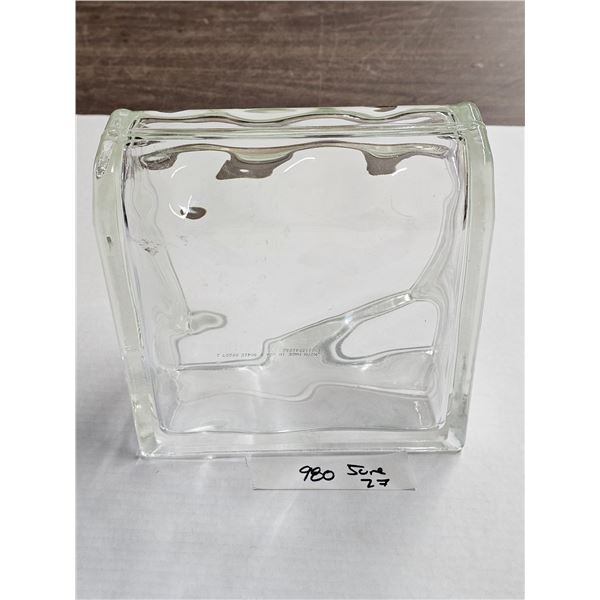 Heavy Glass Block
