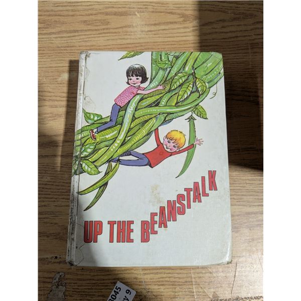 4 early learning books, "up the beanstalk"
