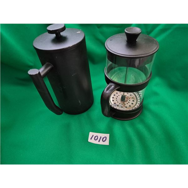 (2) French Press Coffee Pots