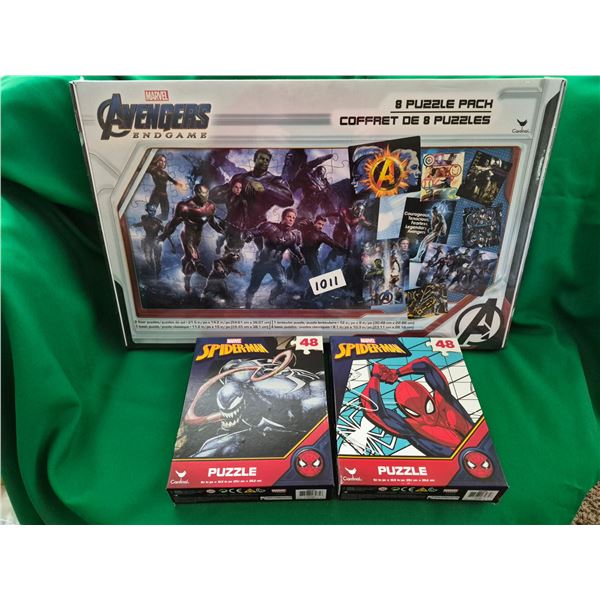 Puzzle Lot – Avengers (Never Opened), Spiderman, Venom