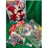 Image 1 : Children’s Toy Lot - Spidey Play Pack (Sealed), Mini Hippo Game, etc.