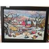 Image 1 : Framed Puzzle – Sledding