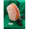 Image 1 : Salt Rock Lamp, 9.5” Tall