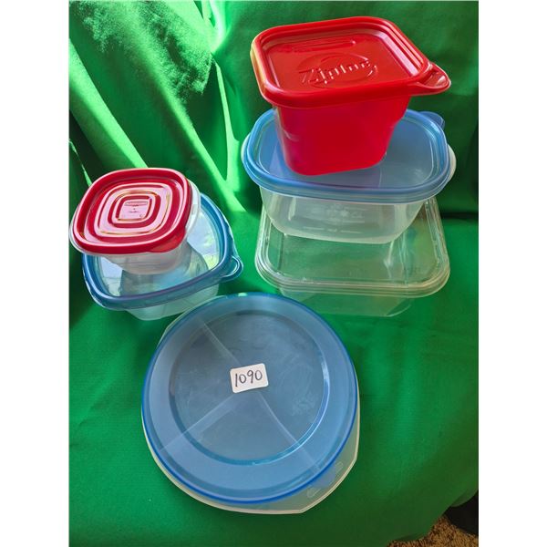 Plastic Containers w/ Lids