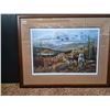 Image 1 : Ducks Unlimited Framed Print - “Wolf Call” #132/1350 by Andrew Kiss (24”x