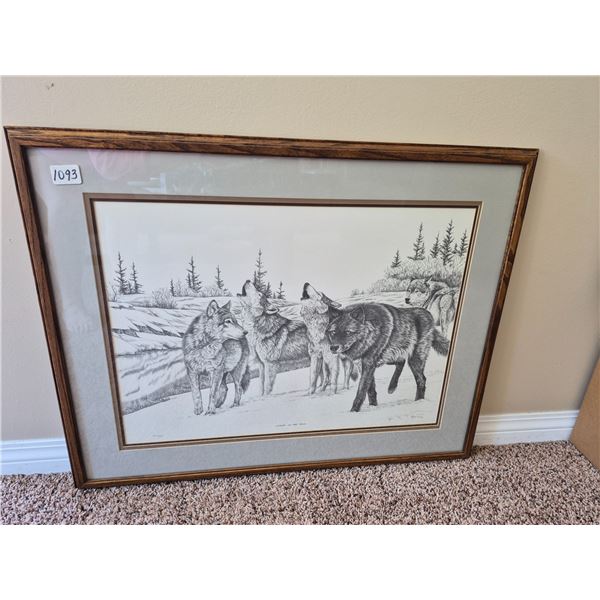 Framed Print - “Leader of the Pack” #320/495 by Bernie Brown (24”x 31[x=#