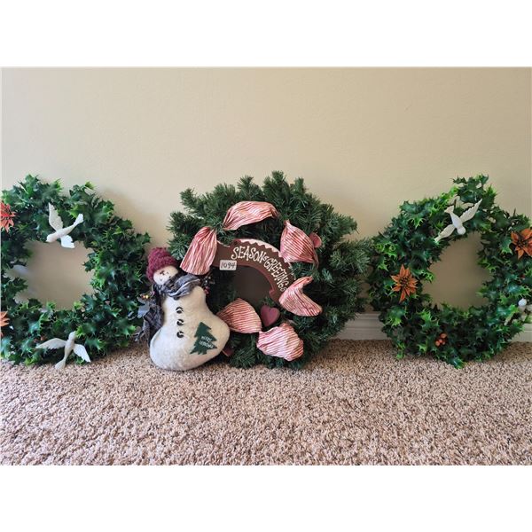 (3) Great Outdoor Wreaths