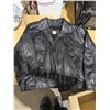 Image 1 : bomber style leather jacket, size 4