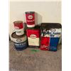 Image 1 : (5) Assorted Esso Tins (Empty)