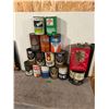 Image 1 : (15) Assorted Oil Tins – Esso, Roylite, Gulflube, Co-Op, etc.  Sold as is.