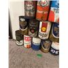 Image 3 : (15) Assorted Oil Tins – Esso, Roylite, Gulflube, Co-Op, etc.  Sold as is.