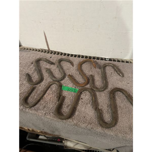 (7) Meat Hooks, 8”