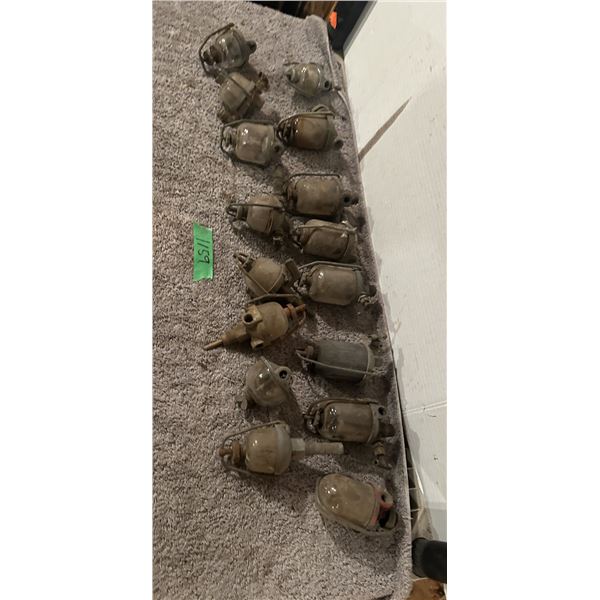 Lot of (16) Vintage Sediment Bowls
