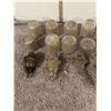 Image 3 : Large Lot of Glass Sediment Bowls & Brackets in Metal Carry Case