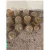 Image 5 : Large Lot of Glass Sediment Bowls & Brackets in Metal Carry Case