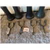 Image 4 : (4) Long Box Phone Receivers and Holders
