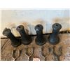 Image 5 : (4) Long Box Phone Receivers and Holders