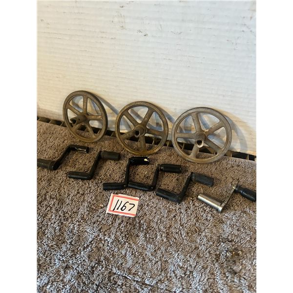 Lot of Long Box Cranks and Gears