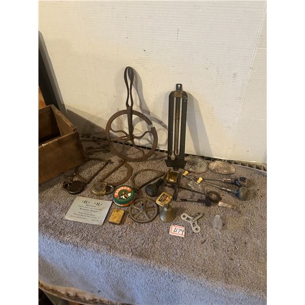 Box of Antique Collectables