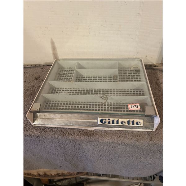 Vintage Gillette Display Case, 17”x 14”