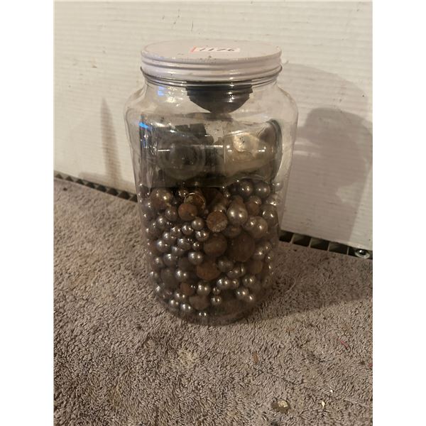Large Jar of Steel Balls
