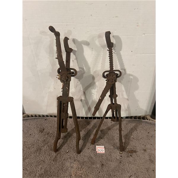 (2) Model T Split Rim Jacks