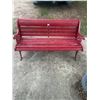 Image 1 : Garden Bench w/ Cast Ends, 50” Wide