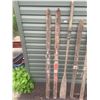 Image 2 : (2) Sets Wooden Skis, (1) Oar
