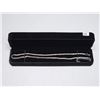 Image 1 : NEW Platinum Plated 3.0mm Tennis Necklace