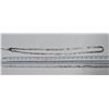 Image 3 : NEW Platinum Plated 3.0mm Tennis Necklace