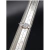 Image 3 : NEW Platinum Plated Moissanite Trinity Ring