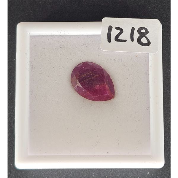 New - 7.2ct Natural Ruby