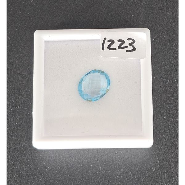 New - 5.1ct Natural Swiss Blue Topaz