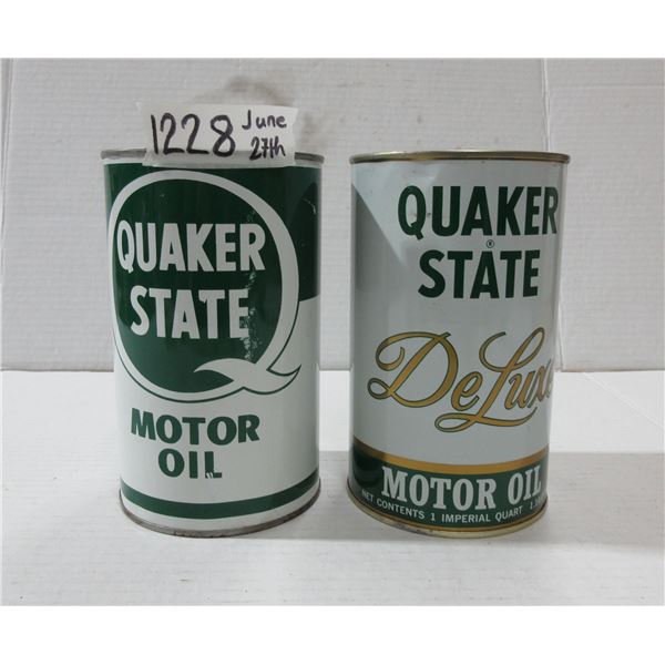 2 Quaker State Motor Oil (Full)