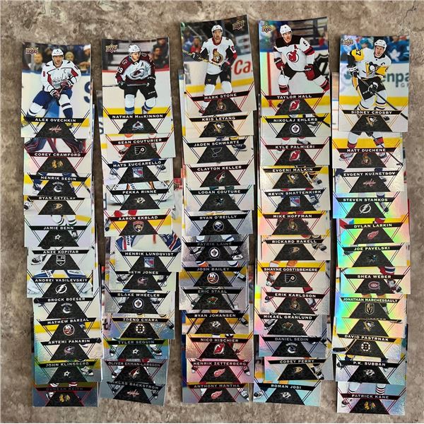 1242- Tim Hortons 2018-19 Upper Deck Hockey Cards. Half set 62/120.