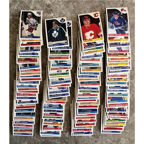 1245- 1985-86 O Pee Chee (OPC) Hockey starter set of 111 different cards.